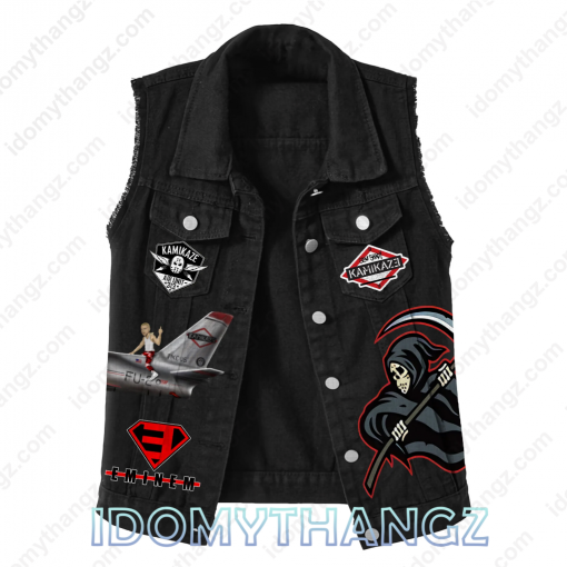 Eminem Kamikaze Sleeveless Denim Jacket