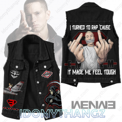 Eminem Kamikaze Sleeveless Denim Jacket