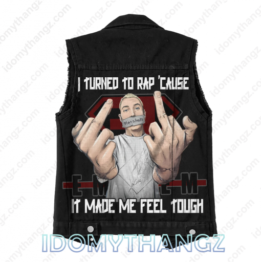 Eminem Kamikaze Sleeveless Denim Jacket