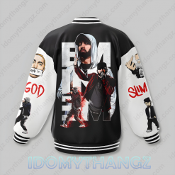 Eminem Rap God Baseball Jacket 3