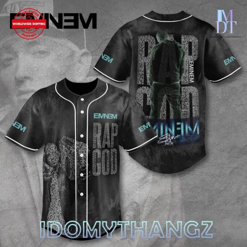 Eminem Rap God Baseball Jersey