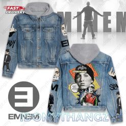 Eminem Slim Shady Without Me Hooded Denim Jacket