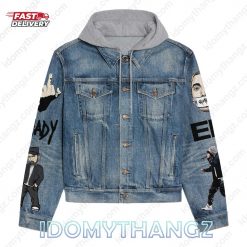 Eminem Slim Shady Without Me Hooded Denim Jacket