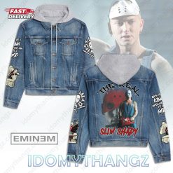 Eminem The Real Slim Shady Hooded Denim Jacket