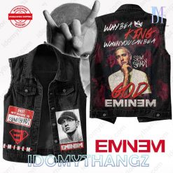 Eminem Why Be A King Sleeveless Denim Jacket