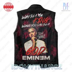 Eminem Why Be A King Sleeveless Denim Jacket