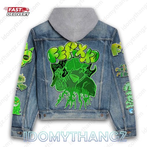 Feid Ferxxo Hooded Denim Jacket