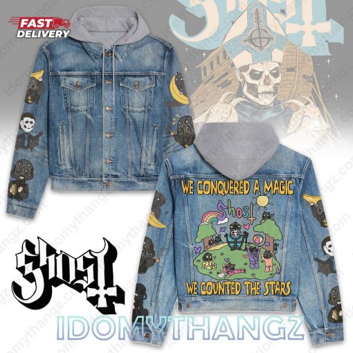 Ghost Zenith We Conquered A Magic Hooded Denim Jacket