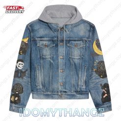 Ghost Zenith We Conquered A Magic Hooded Denim Jacket