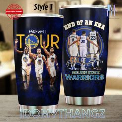 Golden State Warriors Farewell Tour End Of An Era Tumbler Cup