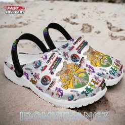 Grateful Dead Custom Name Crocs Clogs Shoes