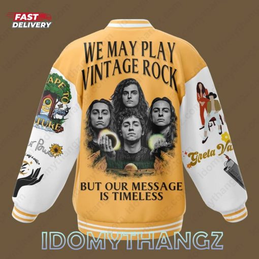 Greta Van Fleet Escape To Nature Baseball Jacket