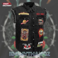 Guns N Roses Aftershock Sleeveless Denim Jacket