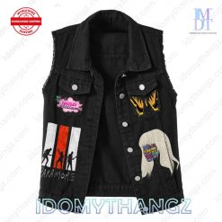 Hayley Williams Let The Flames Begin Sleeveless Denim Jacket