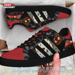 Helloween Evil Pumkin Adidas Stan Smith 3