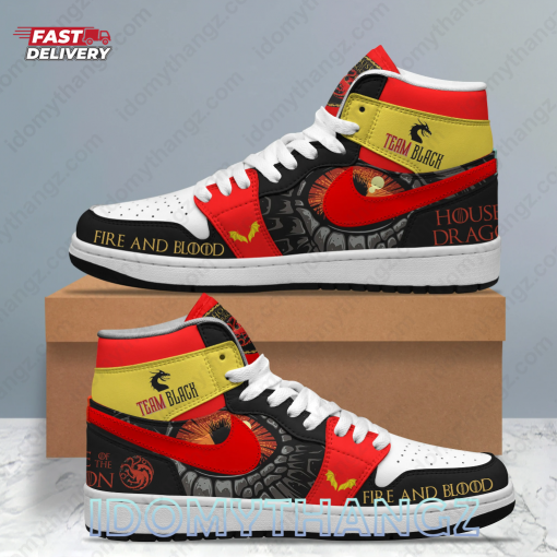 House Of The Dragon Team Black Air Jordan 1