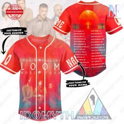 Imagine Dragons Loom World Tour 2024 Baseball Jersey