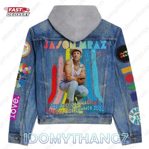 Jason Mraz Mystical Magical Rhythmical Radical Ride Hooded Denim Jacket