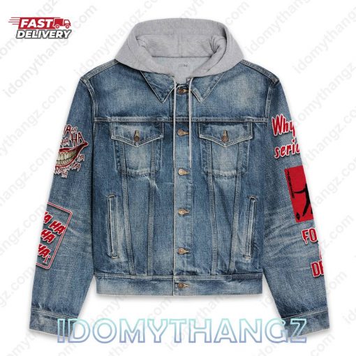 Joker Folie Deux Hooded Denim Jacket