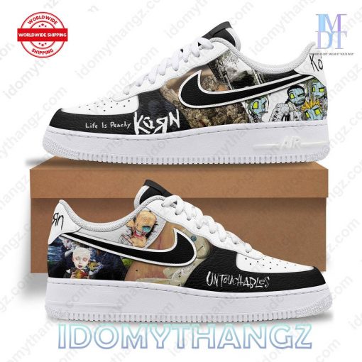 Korn Life Is Peachy Air Force 1 Sneakers