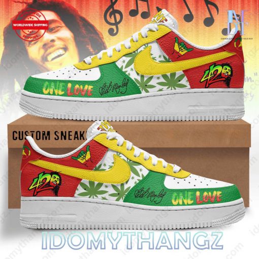 Limited Edition 420 Bob Marley Air Force 1