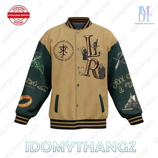 Lord Of The Rings The Wisdom Baseball Jacket