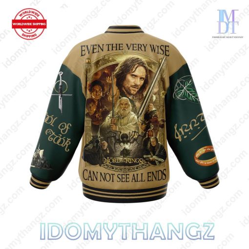 Lord Of The Rings The Wisdom Baseball Jacket