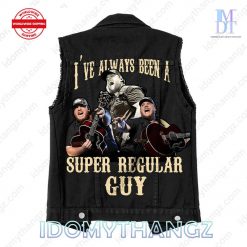 Luke Combs Super Regular Guy Sleeveless Denim Jacket