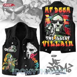 MF DOOM The Illest Villains Sleeveless Denim Jacket