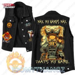 Mad Max Fury Road My Name Is Max Sleeveless Denim Jacket