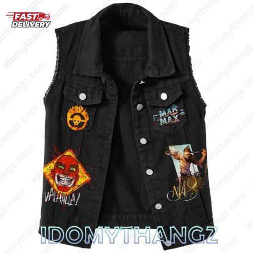 Mad Max Fury Road My Name Is Max Sleeveless Denim Jacket