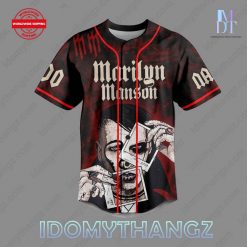 Marilyn Manson Sweet Dreams Custom Baseball Jersey