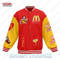 McDonalds Im Lovin Ya Baseball Jacket