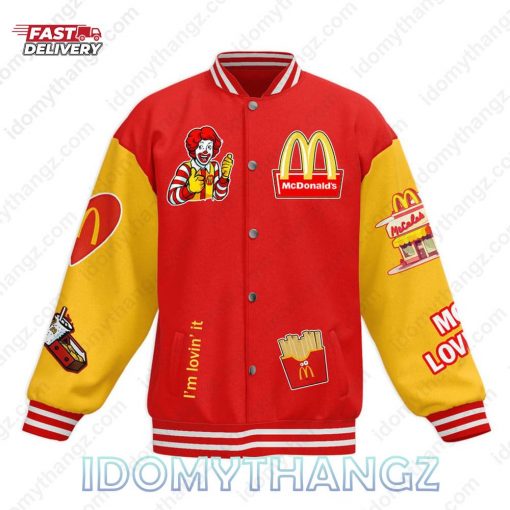 McDonalds Im Lovin Ya Baseball Jacket