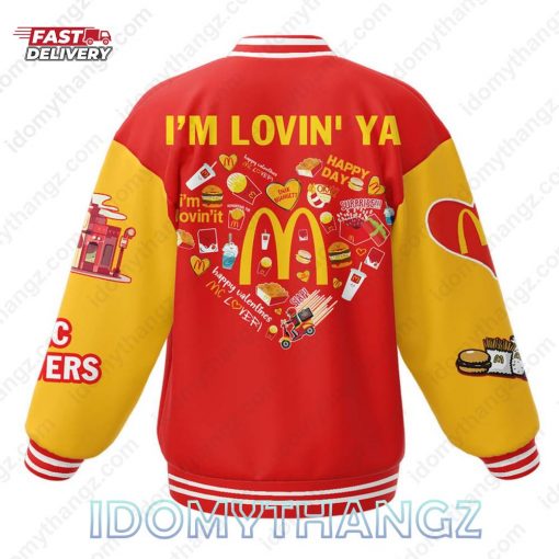 McDonalds Im Lovin Ya Baseball Jacket