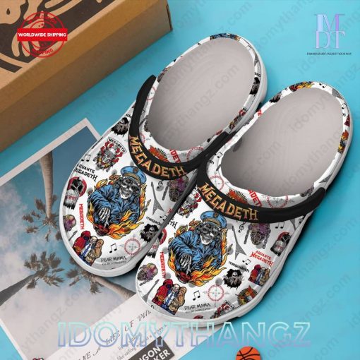 Megadeth Killing Time Clogs Shoes