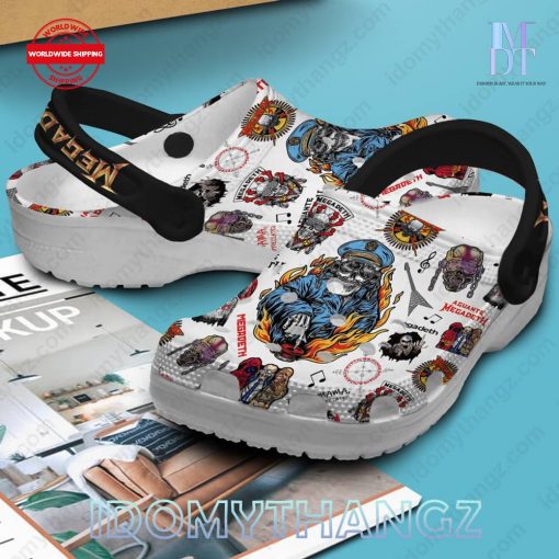 Megadeth Killing Time Clogs Shoes