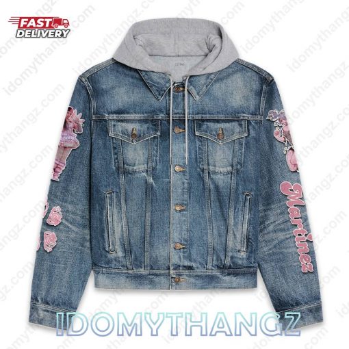 Melanie Martinez Spider Web Hooded Denim Jacket