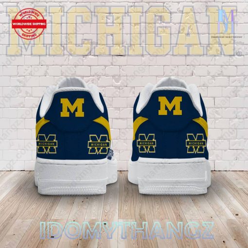 Michigan Wolverines Football Air Force 1 Sneaker