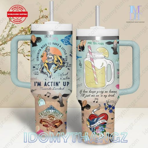 Miranda Lambert Gunpower And Lead Stanley Tumbler