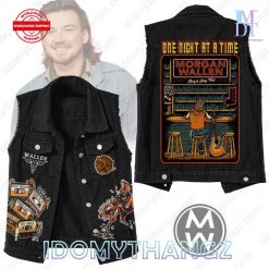 Morgan Wallen One Night At A Time Sleeveless Denim Jacket