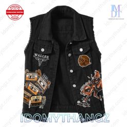 Morgan Wallen One Night At A Time Sleeveless Denim Jacket