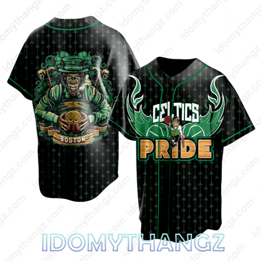 NBA Finals Conference Champions 2024 Celtics Pride Baseball Jersey