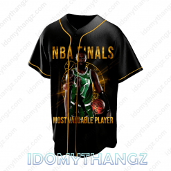 NBA Finals Conference Champions 2024 Jaylen Brown Most Valuable Baseball Jersey