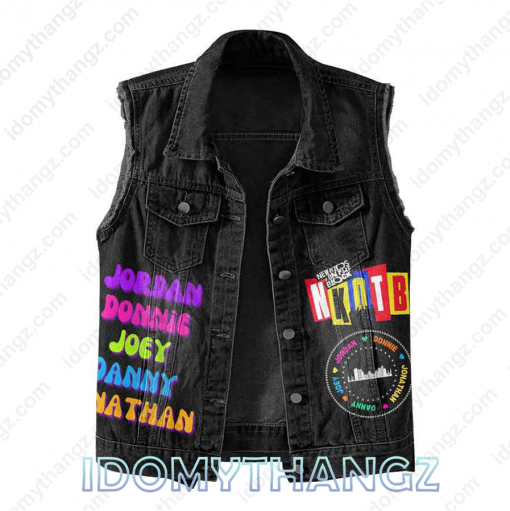 NKOTB Magic Summer 2024 Tour Sleveeless Denim Jacket