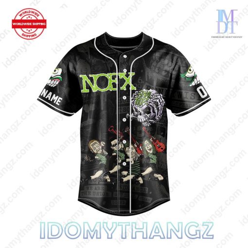 NOFX Band The Final Customize Baseball Jersey