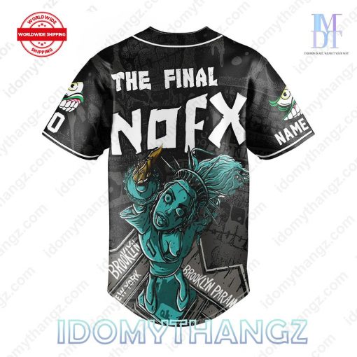 NOFX Band The Final Customize Baseball Jersey