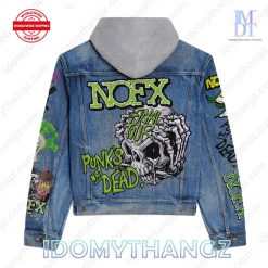 NOFX Final Tour Punk Not Dead Hooded Denim Jacket