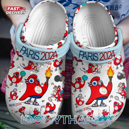 Olympic Paris 2024 Crocs Clogs Shoes