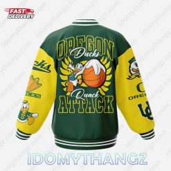 Oregon Ducks NCAA Football Quack Attack Baseball Jacket